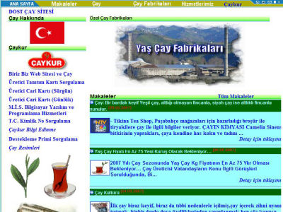 Türk Çayı Web Sitesi